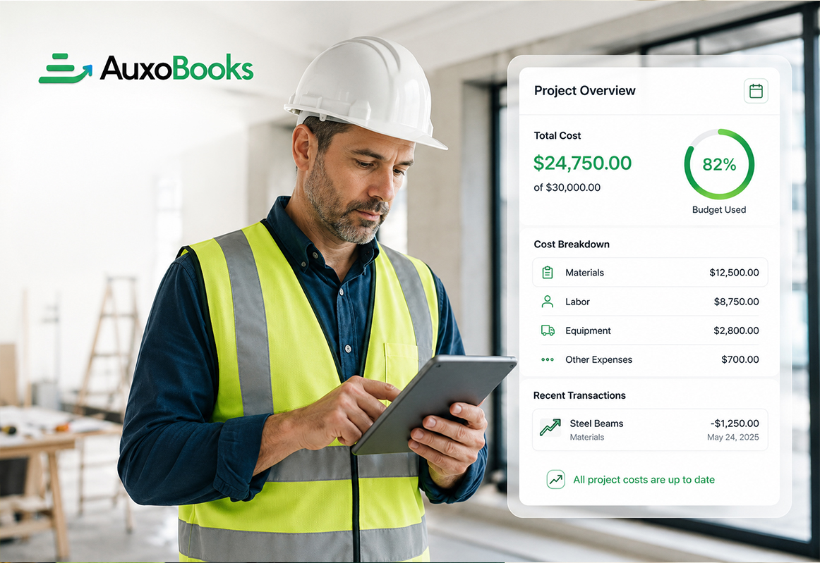 AuxoBooks contractors and remodelers preview