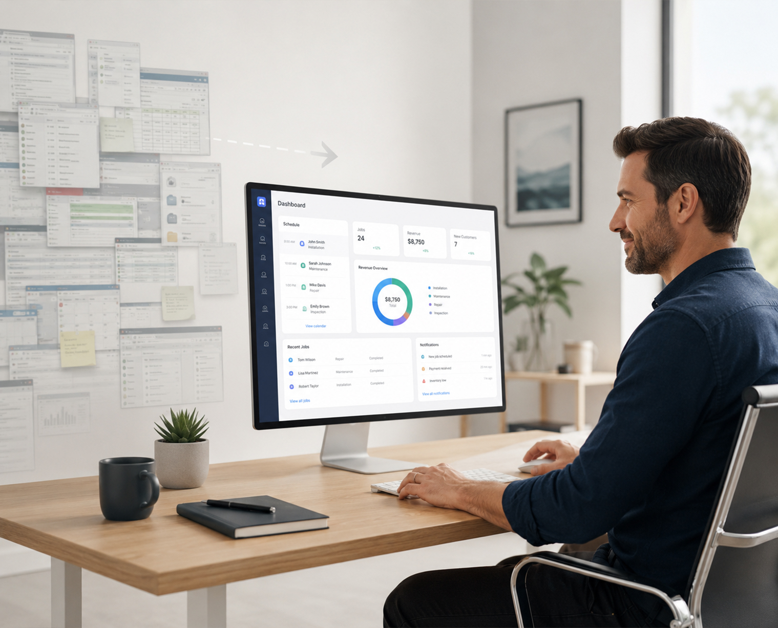 AuxoBooks connected business dashboard