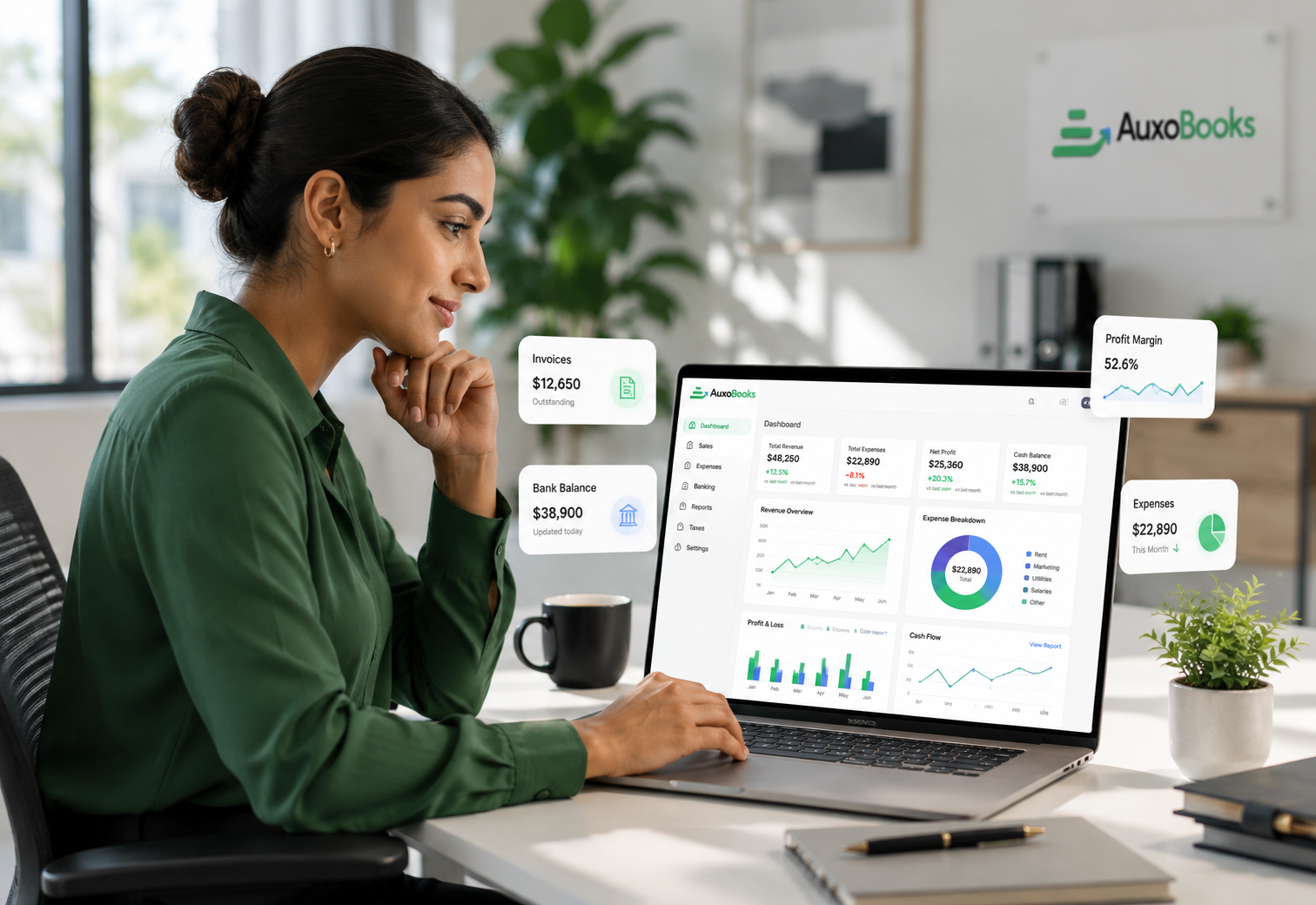 AuxoBooks professional accounting made simple